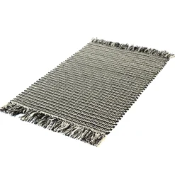 Mini-Rug 'Kreon' schwarz-weiß