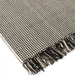 Mini-Rug 'Lelex' schwarz-weiß