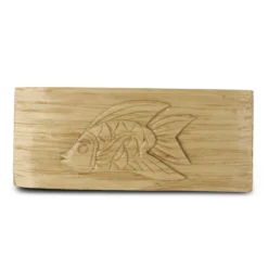 Nagelbürste 'Fisch' aus Mahagoniholz