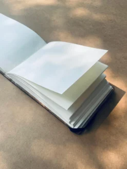 Notizbuch 'Weft' mit Ledereinband