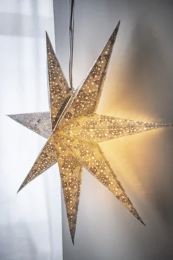 Papierlampe Stern 'Krisamas'
