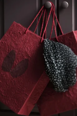 Papiertasche mit Blume
