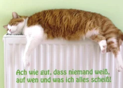 Postkarte 'Ach wie gut'
