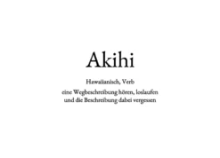 Postkarte 'Akihi'