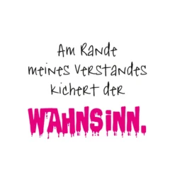 Postkarte 'Am Rande meines Verstandes'