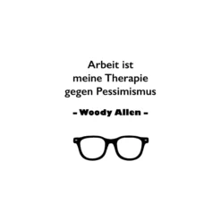 Postkarte 'Arbeit ist meine Therapie'