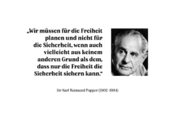 Postkarte 'Wir müssen für die Freiheit planen'
