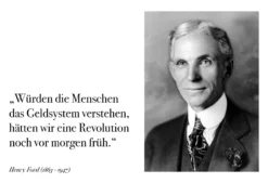 Postkarte 'Würden die Menschen das Geldsystem verstehen'