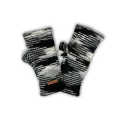 Pulswärmer schwarz-weiß