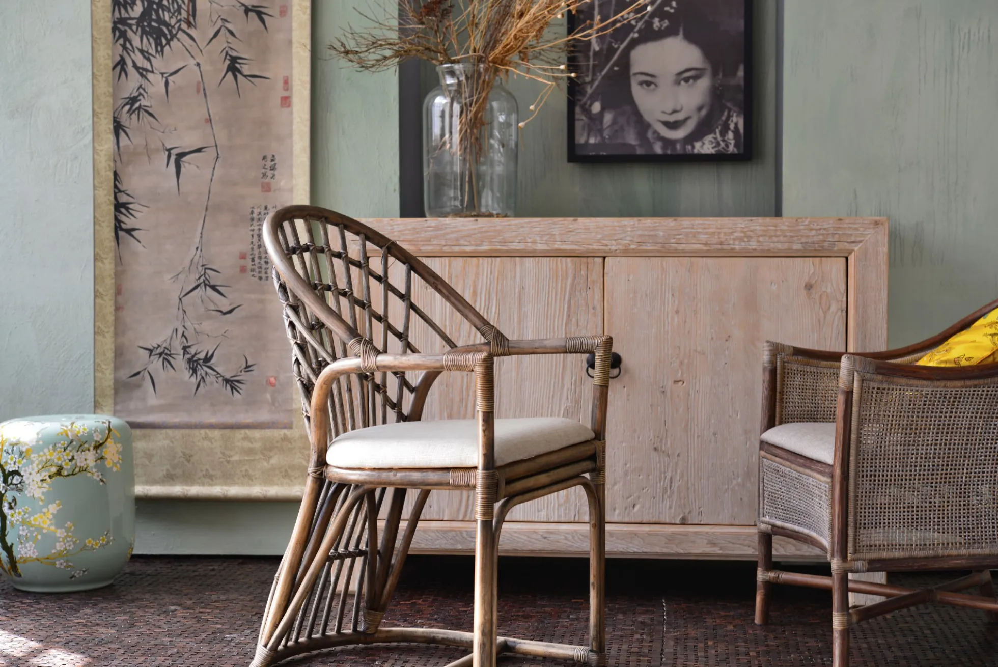 Rattan-Sessel 'Bernard'