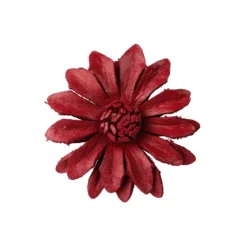 Ring 'Blume' aus Leder