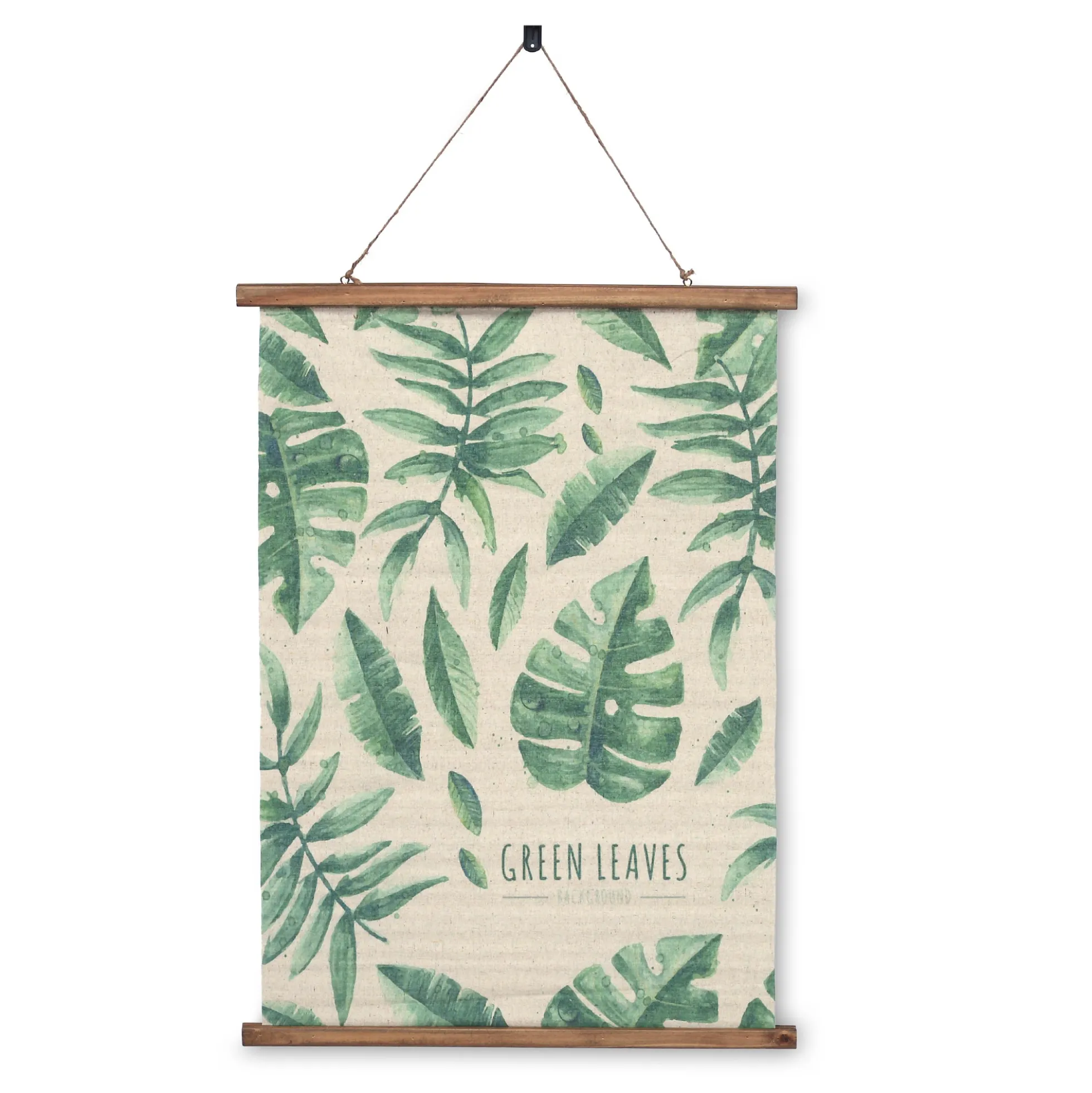 Rollbild 'Green Leaves'