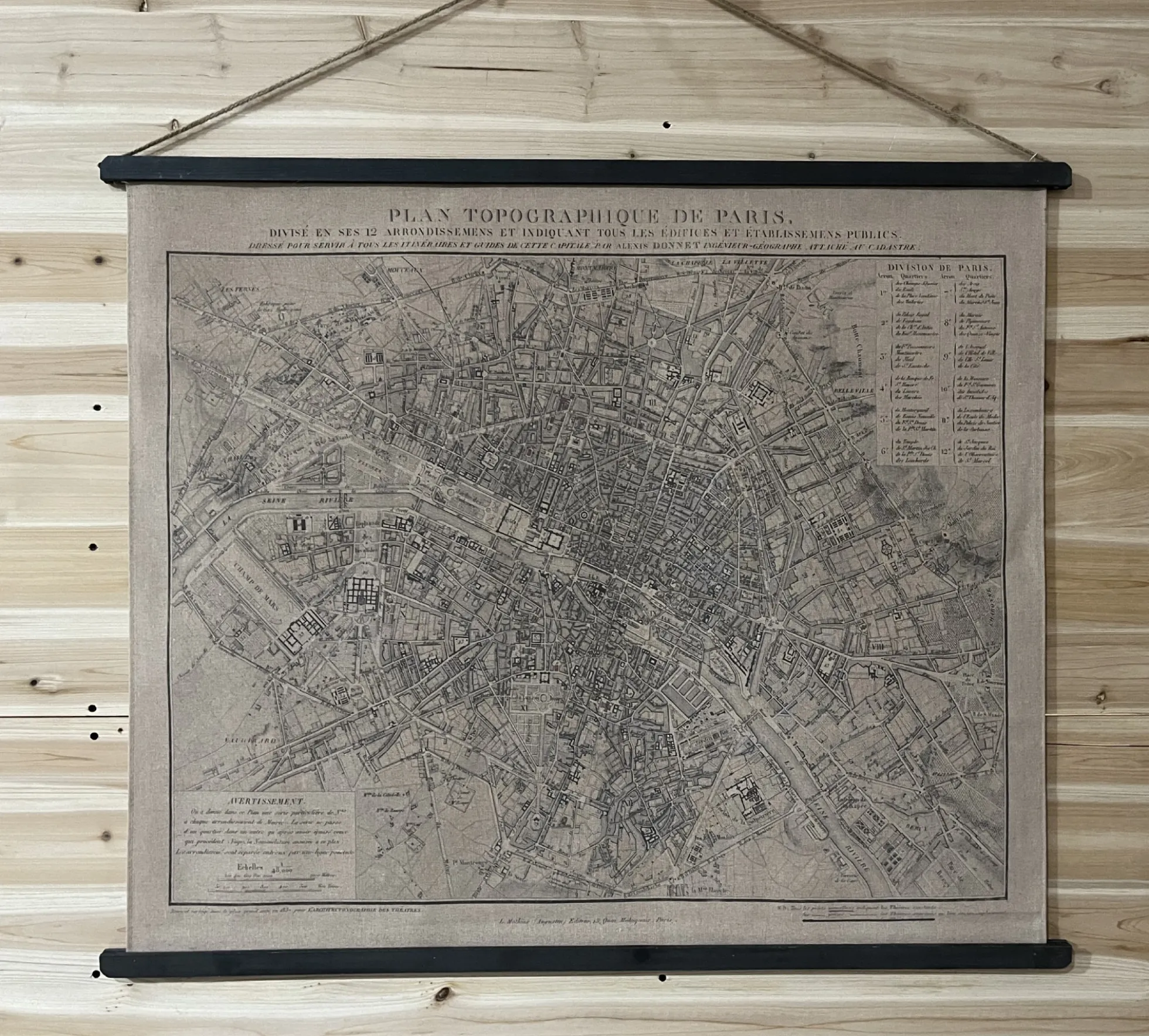 Rollbild 'Plan de Paris'