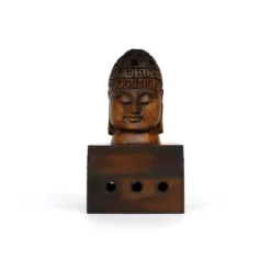 Räucherkegel-Halter 'Buddha-Kopf'