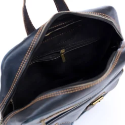 Rucksack aus Ziegenleder blau