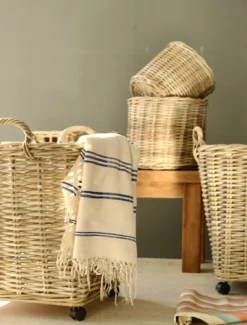 Runder Rattan-Korb 'Ambon' S