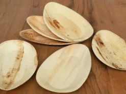 Schalen-Set aus Palmblättern 6 Stück