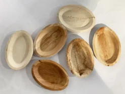 Schalen-Set aus Palmblättern 6 Stück