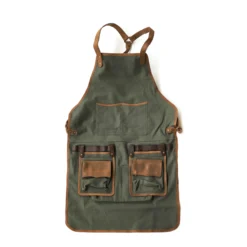 Schürze aus Canvas und Leder