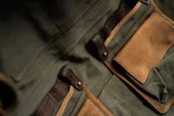 Schürze aus Canvas und Leder