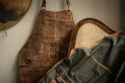 Schürze aus Canvas und Leder