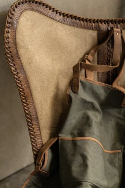 Schürze aus Canvas und Leder