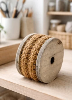Spitzenband aus Jute natur