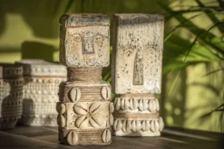 Statue 'Primitif' mit Muscheln