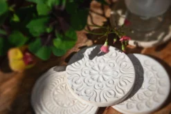 Steingutuntersetzer 'Ornament'