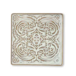 Steingutuntersetzer 'Ornament'