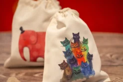 Stoffbeutel 'Katzen'