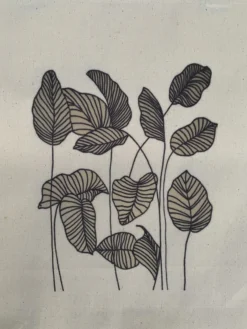 Stoffbeutel 'Line Leaves'