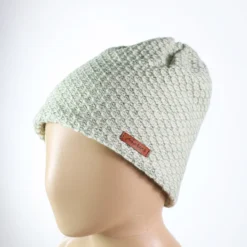 Strickmütze mint-weiß
