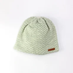 Strickmütze mint-weiß