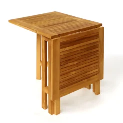 Teak-Gartentisch 'Cleevsen' 2-seitig herunterklappbar