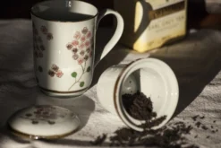 Teetasse 'Blossom' mit Teesieb