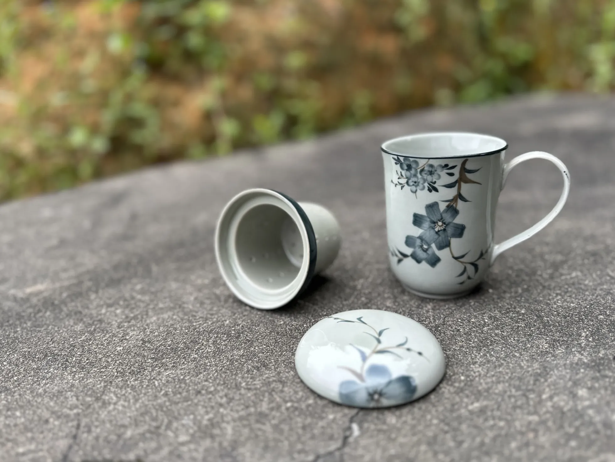 Teetasse mit Sieb 'Charm'