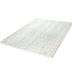 Teppich 'Delea' weiß-blau