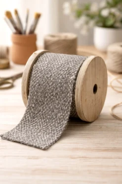 Textilband grau