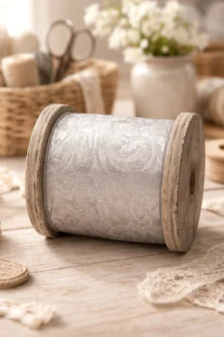 Textilband silber