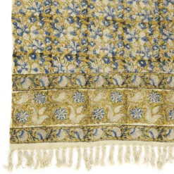 Throw 'Lina' gelb-blau
