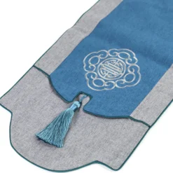 Tischläufer blau-grau