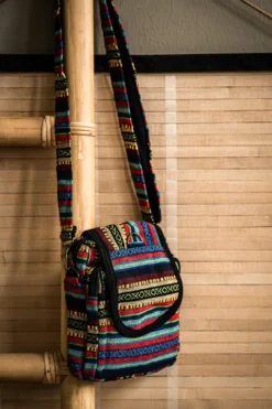 Umhängetasche aus Baumwolljacquard