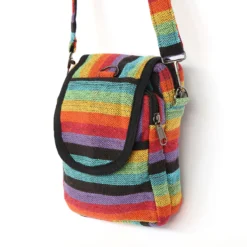 Umhängetasche 'Rainbow' aus Baumwolljacquard
