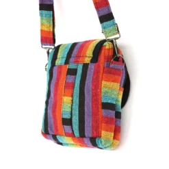 Umhängetasche 'Rainbow' aus Baumwolljacquard