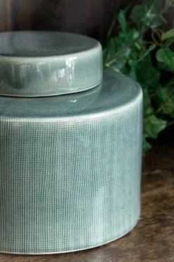 Vase 'Liang' mit Deckel