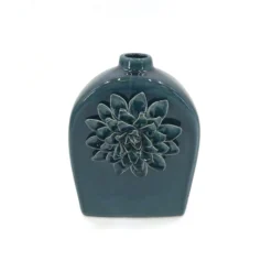 Vase 'Reynard' grünblau