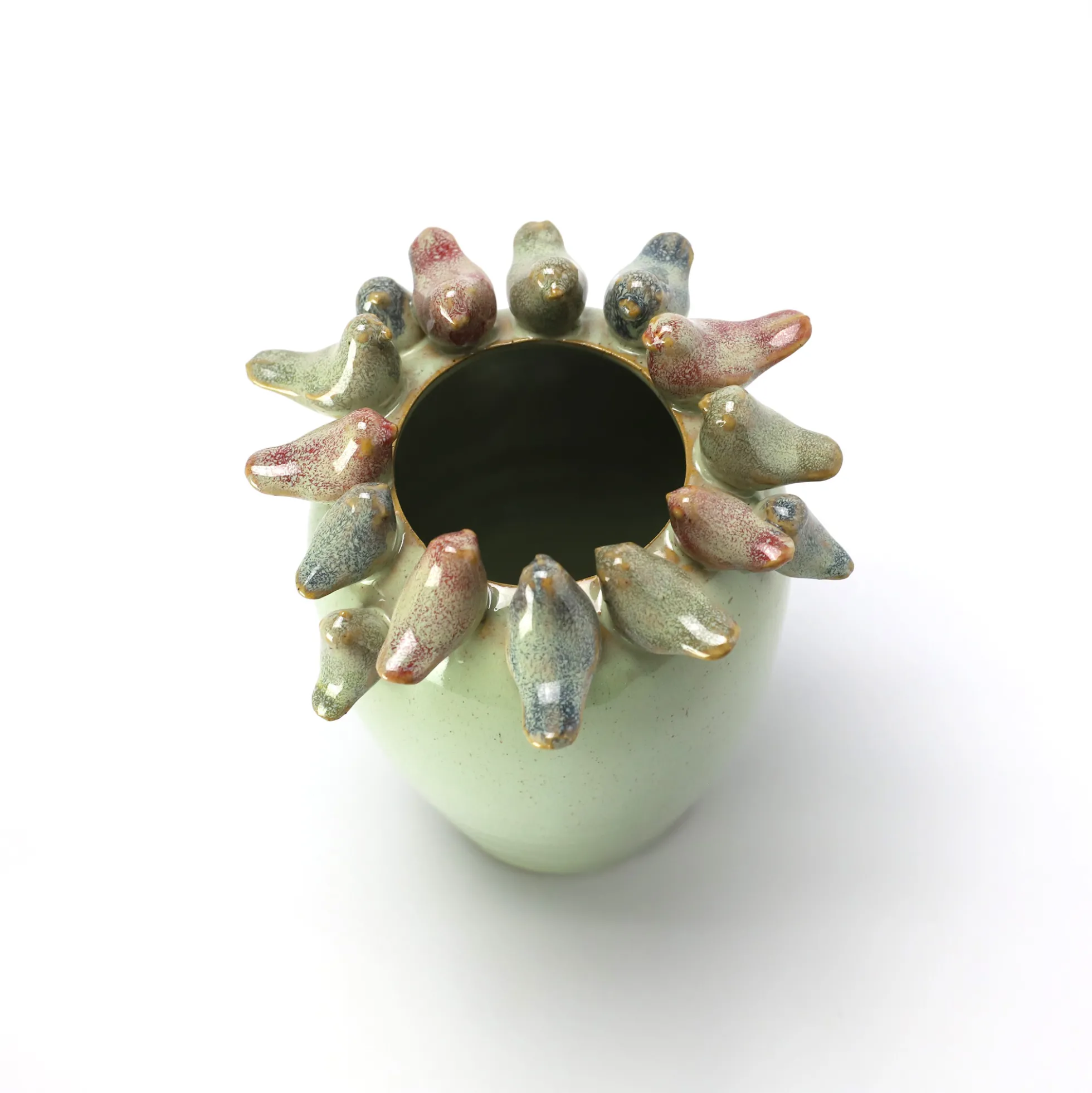 Vase 'Vögel'