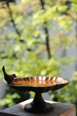 Vogeltränke mit Standfuß