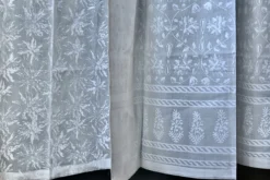 Vorhang aus Voile weiß